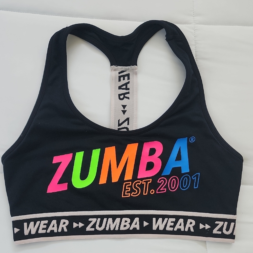 Zumba Fitness Black Sports Bra